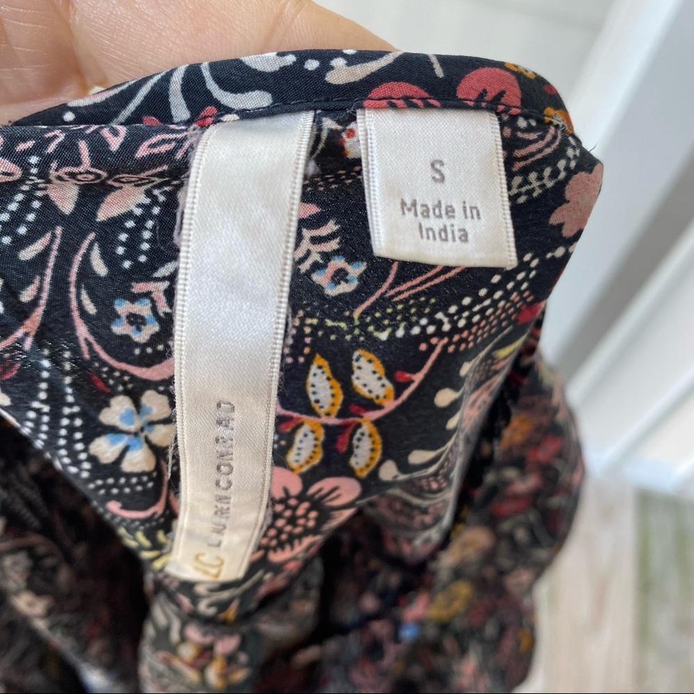 LC LAUREN CONRAD Floral Button Down Blouse - Picture 7 of 9